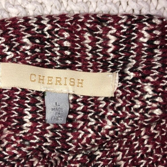 Cherish large boho open fringe sweater cardigan - Picture 3 of 5